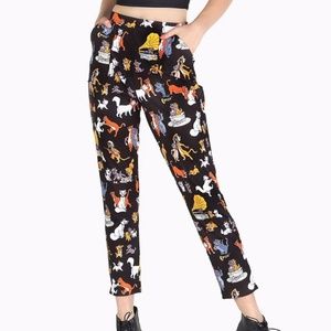 Blackmilk ARISTOCATS CUFFED PANTS Large